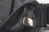 Authentic GUCCI Guccissima Shoulder Bag GG Leather Nylon 161822 Black 7250I