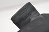 Authentic GUCCI Guccissima Shoulder Bag GG Leather Nylon 161822 Black 7250I