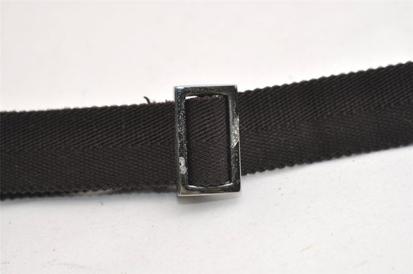 Authentic GUCCI Shoulder Cross Body Bag GG Canvas Leather 27639 Brown 7250J