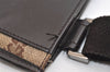 Authentic GUCCI Shoulder Cross Body Bag GG Canvas Leather 27639 Brown 7250J