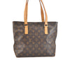 Authentic Louis Vuitton Monogram Cabas Piano Shoulder Tote Bag M51148 LV 7250K