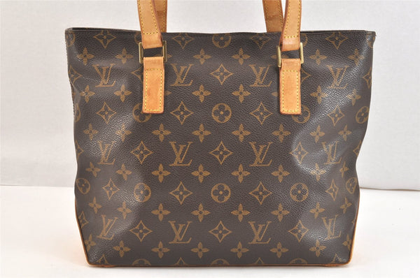 Authentic Louis Vuitton Monogram Cabas Piano Shoulder Tote Bag M51148 LV 7250K