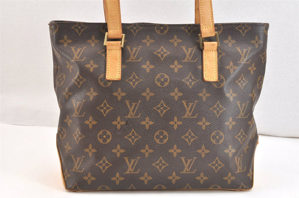 Authentic Louis Vuitton Monogram Cabas Piano Shoulder Tote Bag M51148 LV 7250K