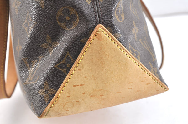 Authentic Louis Vuitton Monogram Cabas Piano Shoulder Tote Bag M51148 LV 7250K