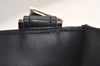 Authentic GUCCI Shoulder Cross Body Bag GG Canvas Leather 0190348 Black 7251J