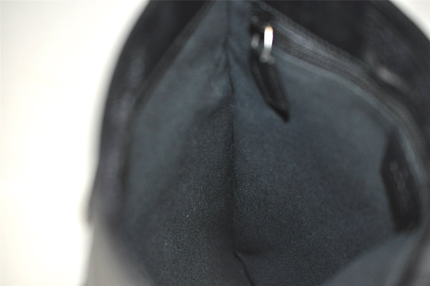 Authentic GUCCI Shoulder Cross Body Bag GG Canvas Leather 0190348 Black 7251J