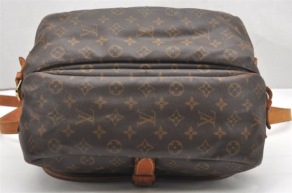 Authentic Louis Vuitton Monogram Saumur 35 Shoulder Cross Bag M42254 LV 7252K