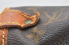 Authentic Louis Vuitton Monogram Saumur 35 Shoulder Cross Bag M42254 LV 7252K