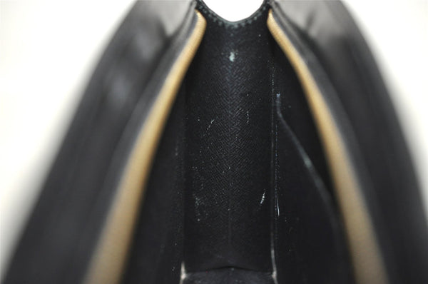 Authentic Louis Vuitton Epi Pochette Homme Clutch Hand Bag Black M52522 LV 7253I