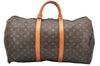 Authentic Louis Vuitton Monogram Keepall 50 Travel Boston Bag M41426 LV 7253K