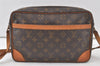 Authentic Louis Vuitton Monogram Trocadero 30 Shoulder Cross Bag M51272 LV 7254K