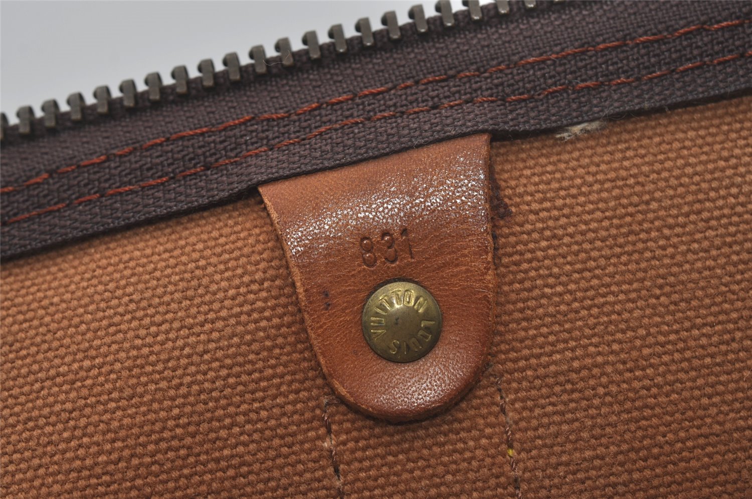Authentic Louis Vuitton Monogram Keepall 50 Travel Boston Bag Old Model LV 7256I