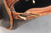 Authentic FENDI Zucca Shoulder Cross Body Bag Purse PVC Leather Brown Junk 7257K