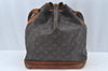 Authentic Louis Vuitton Monogram Noe Shoulder Drawstring Bag M42224 LV 7259I