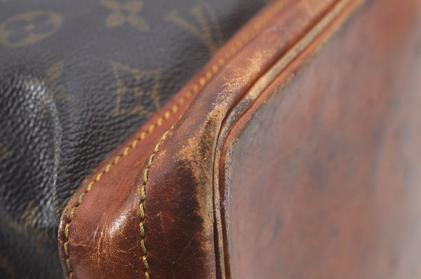 Authentic Louis Vuitton Monogram Noe Shoulder Drawstring Bag M42224 LV 7259I