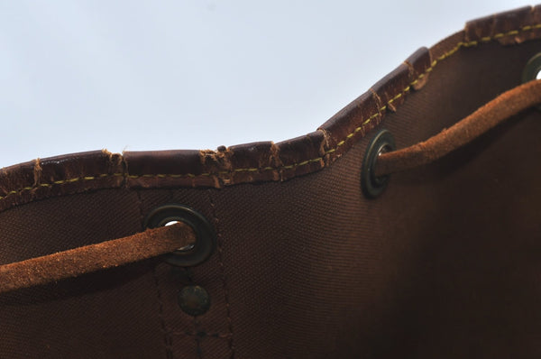 Authentic Louis Vuitton Monogram Noe Shoulder Drawstring Bag M42224 LV 7259I