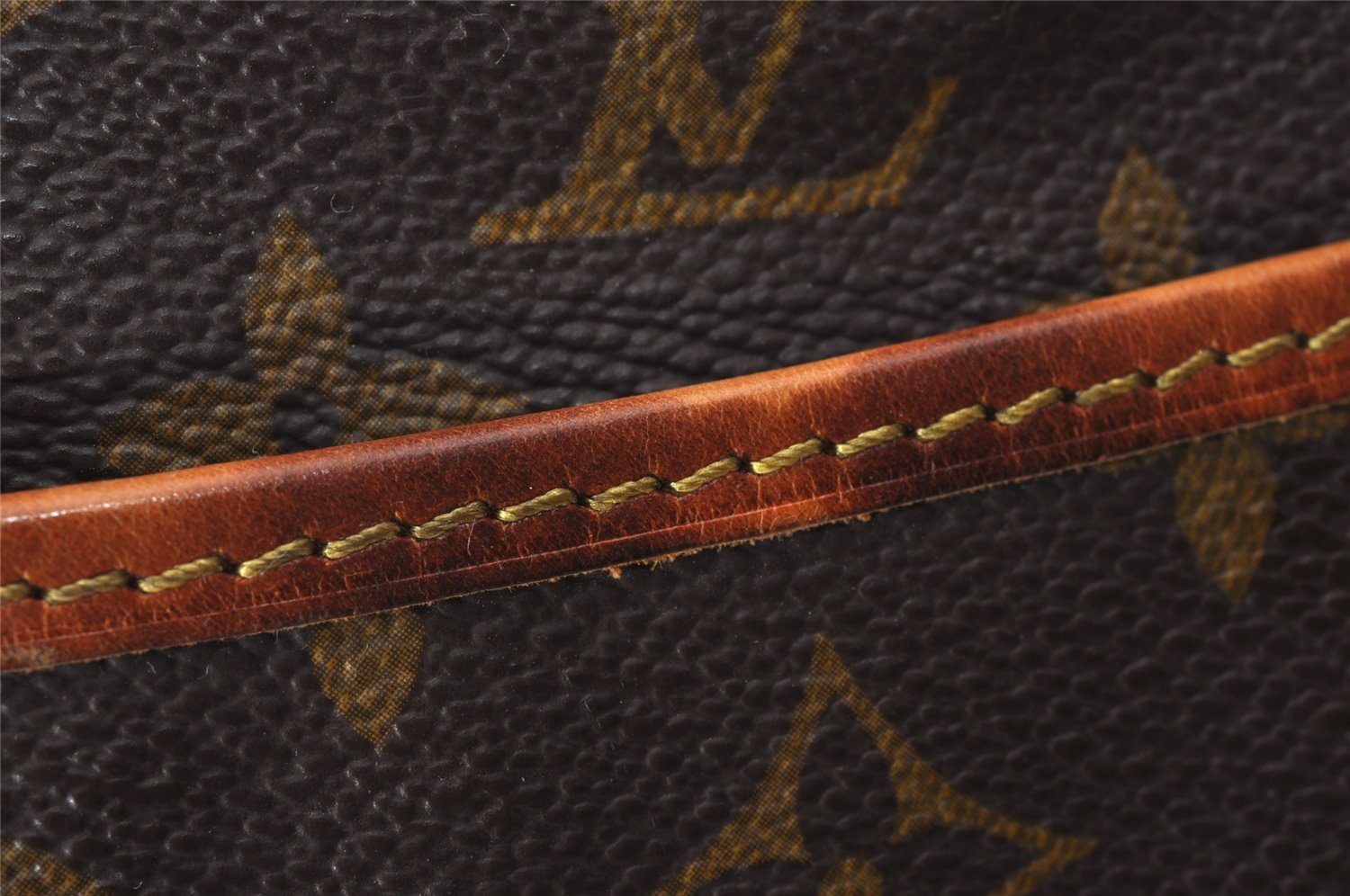 Authentic Louis Vuitton Monogram Deauville Hand Bag M47270 LV 7261I