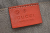 Authentic GUCCI Micro Guccissima Leather 2Way Hand Bag 449654 Orange 7261K