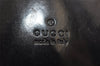 Authentic GUCCI Web Sherry Line Shoulder Cross Body Bag Enamel Black 7262I