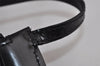 Authentic GUCCI Web Sherry Line Shoulder Cross Body Bag Enamel Black 7262I