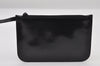 Authentic GUCCI Web Sherry Line Shoulder Cross Body Bag Enamel Black 7262I