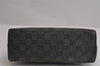Authentic GUCCI Bamboo Vintage Shoulder Bag Purse GG Suede Gray Junk 7264J