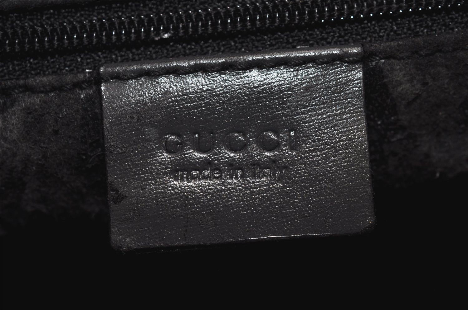 Authentic GUCCI Bamboo Vintage Shoulder Bag Purse GG Suede Gray Junk 7264J