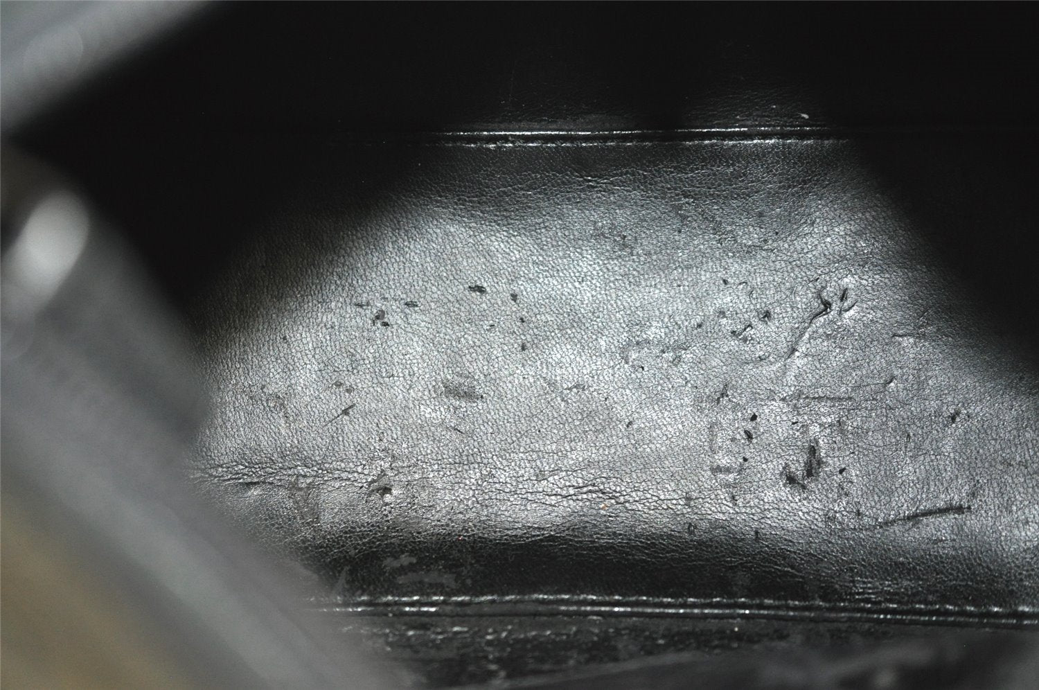 Authentic GUCCI Bamboo Vintage Shoulder Bag Purse GG Suede Gray Junk 7264J