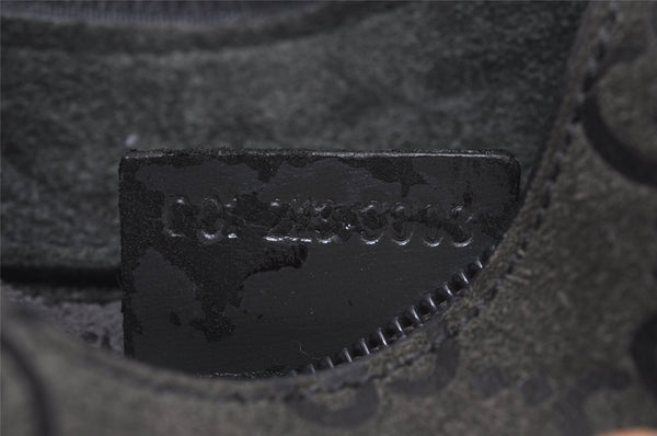 Authentic GUCCI Bamboo Vintage Shoulder Bag Purse GG Suede Gray Junk 7264J