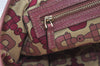 Authentic GUCCI Sherry Line Tote Bag GG Canvas Leather 137396 Beige 7265I