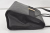 Authentic Salvatore Ferragamo Vara Shoulder Hand Bag Leather Black SF 7266K