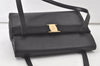 Authentic Salvatore Ferragamo Vara Shoulder Hand Bag Leather Black SF 7266K