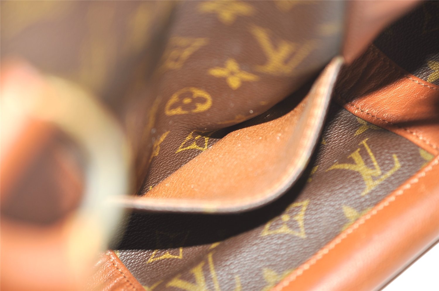 Auth Louis Vuitton Monogram Sac Weekend GM Vintage Tote Hand Bag M42420 LV 7267I