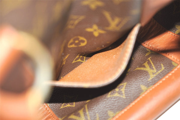 Auth Louis Vuitton Monogram Sac Weekend GM Vintage Tote Hand Bag M42420 LV 7267I