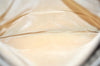 Authentic YVES SAINT LAURENT Vintage Clutch Hand Bag Purse Leather White 7269K