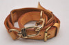 Authentic Louis Vuitton Leather Shoulder Strap Beige 35.8-42.9" LV 7270I