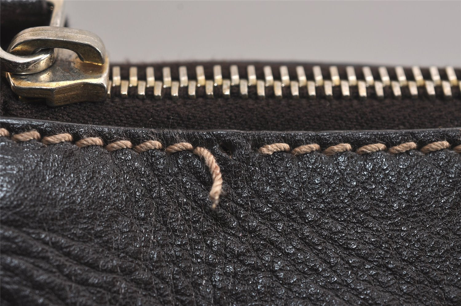 Authentic GUCCI Abbey Shoulder Cross Bag GG Canvas Leather 203257 Brown 7270J