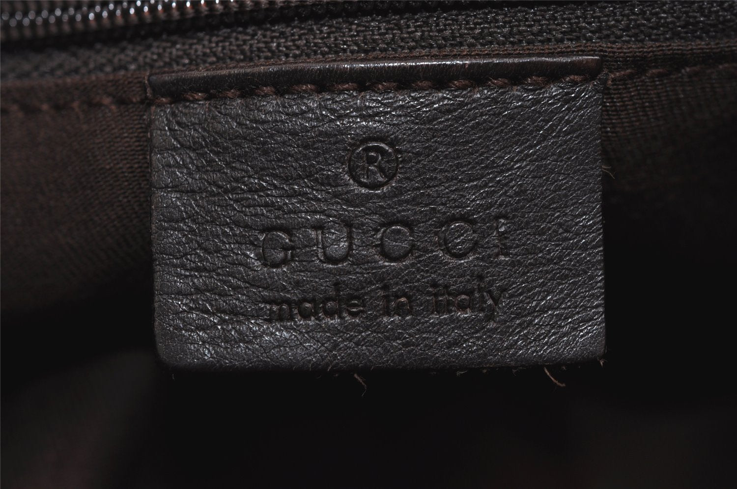 Authentic GUCCI Abbey Shoulder Cross Bag GG Canvas Leather 203257 Brown 7270J