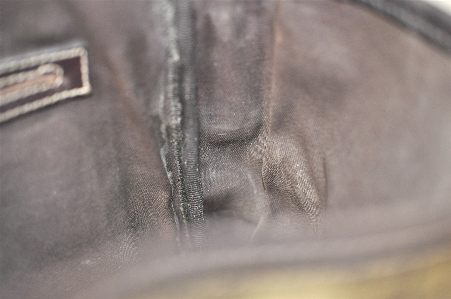 Authentic GUCCI Shoulder Cross Body Bag Purse GG PVC Leather 223666 Brown 7275J