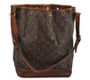 Authentic Louis Vuitton Monogram Noe Shoulder Drawstring Bag M42224 LV 7276J