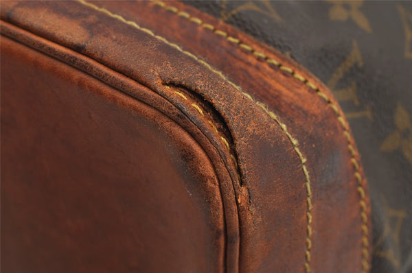 Authentic Louis Vuitton Monogram Noe Shoulder Drawstring Bag M42224 LV 7276J