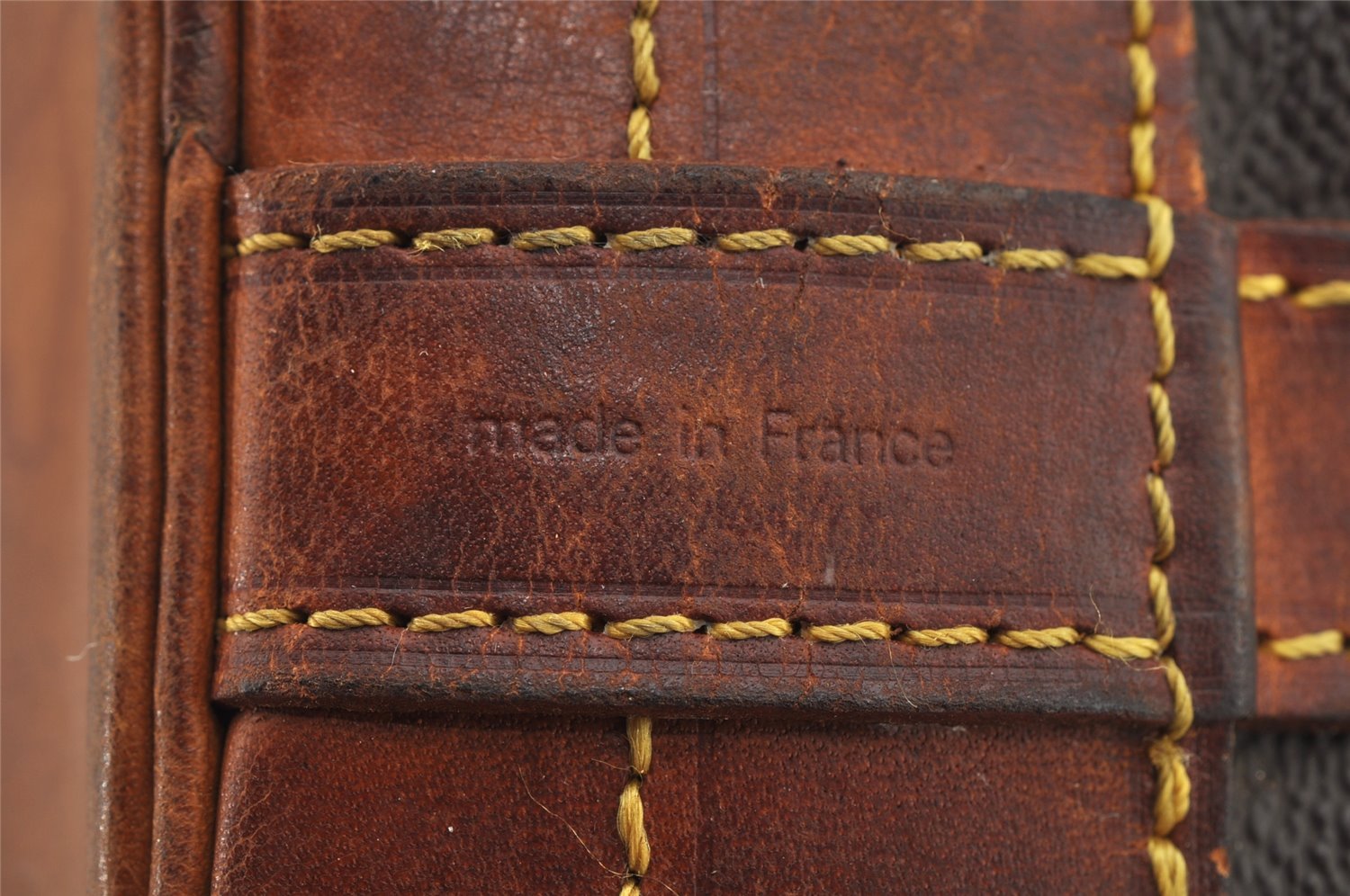 Authentic Louis Vuitton Monogram Noe Shoulder Drawstring Bag M42224 LV 7276J