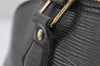 Authentic Louis Vuitton Epi Alma PM Hand Bag Black M40302 LV 7278I