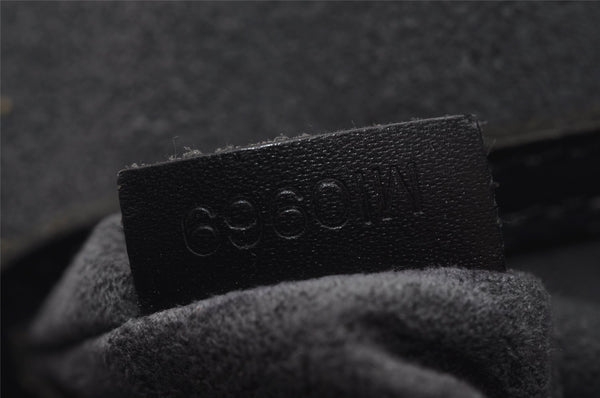 Authentic Louis Vuitton Epi Alma PM Hand Bag Black M40302 LV 7278I