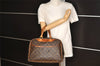 Authentic Louis Vuitton Monogram Deauville Hand Bag M47270 LV 7279I