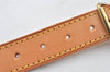 Authentic Louis Vuitton Leather Shoulder Strap Beige 35.4-42.5" LV 7279K