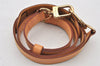 Authentic Louis Vuitton Leather Shoulder Strap Beige 35.4-42.5" LV 7279K