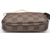 Authentic Louis Vuitton Damier Mini Pochette Accessoires Pouch N58009 LV 7282K