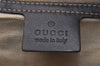 Authentic GUCCI Shoulder Cross Body Bag GG PVC Leather 201446 Navy Blue 7283J