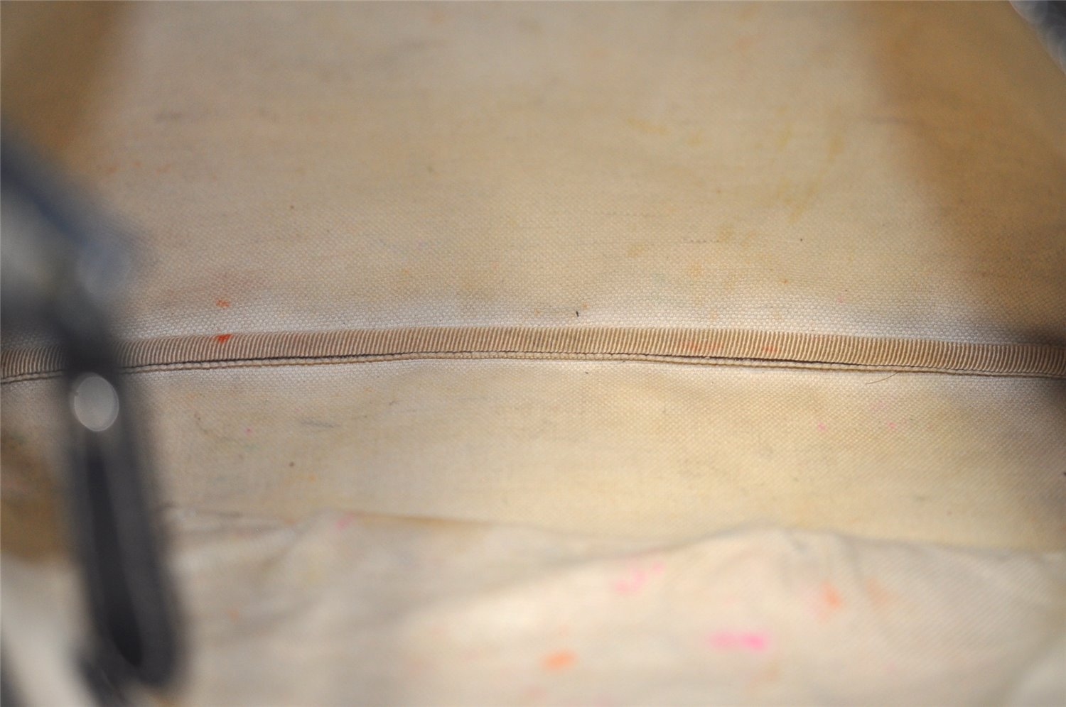 Authentic GUCCI Shoulder Cross Body Bag GG PVC Leather 201446 Navy Blue 7283J